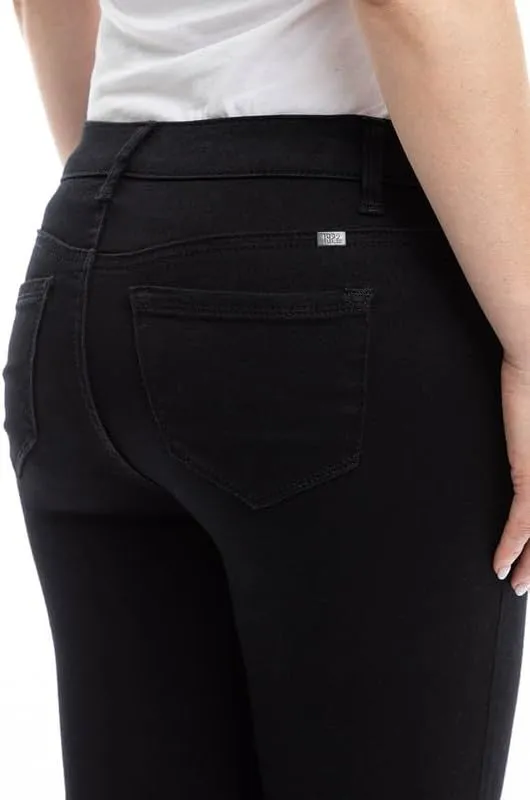 1822 Denim Women's Petite 26" Butter Mid-Rise Skinny Jeans