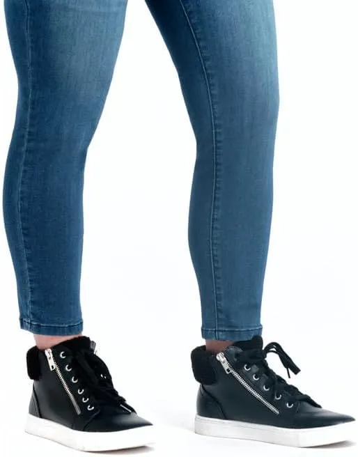 1822 Denim Women's Petite 26" Butter Mid-Rise Skinny Jeans