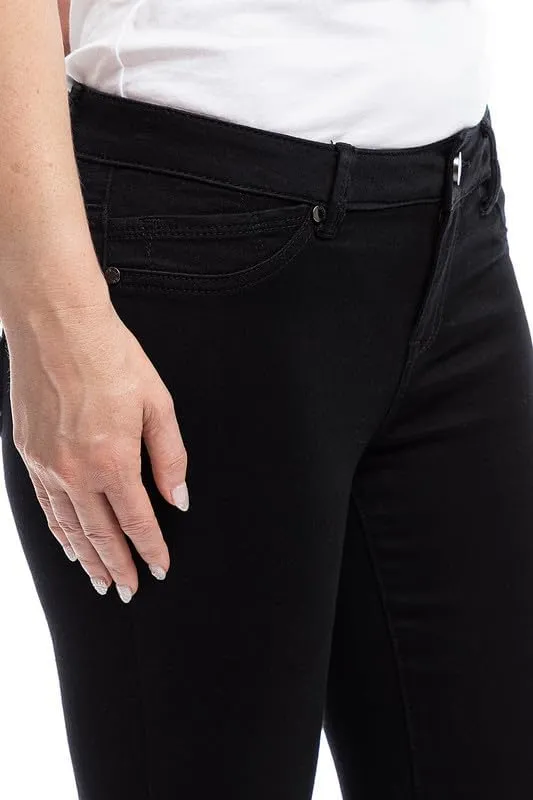1822 Denim Women's Petite 26" Butter Mid-Rise Skinny Jeans