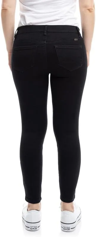 1822 Denim Women's Petite 26" Butter Mid-Rise Skinny Jeans