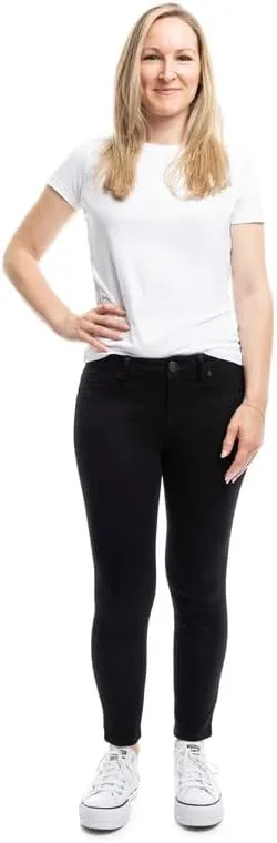 1822 Denim Women's Petite 26" Butter Mid-Rise Skinny Jeans