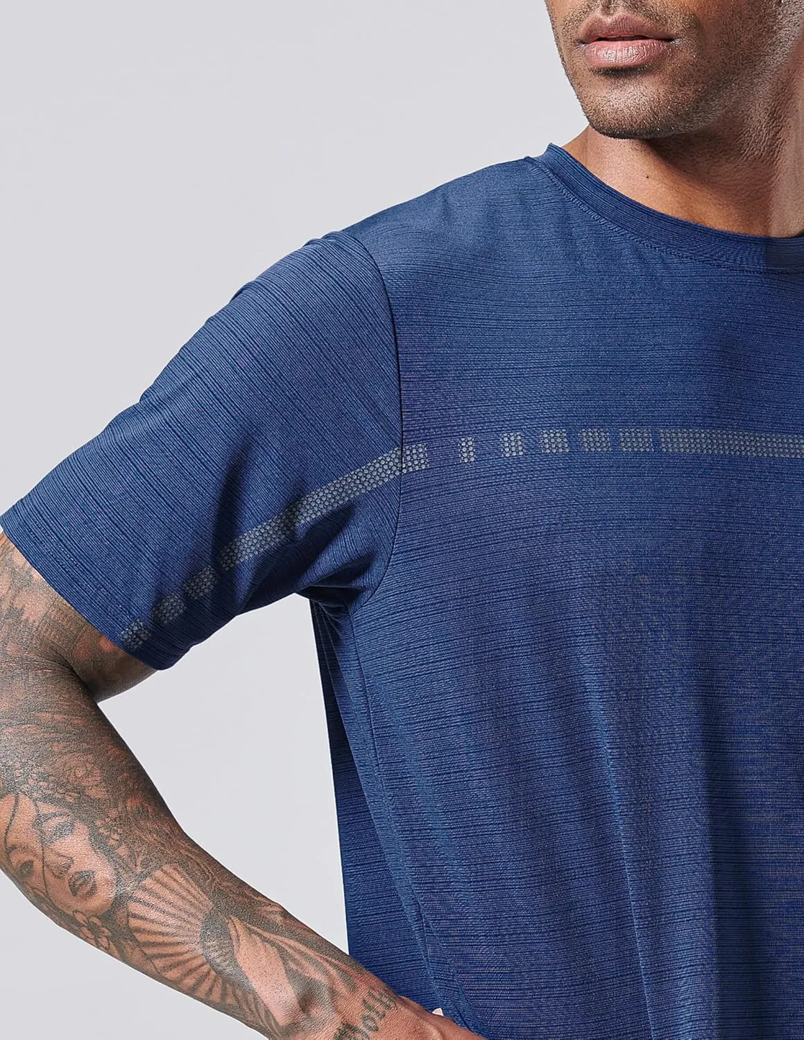 5 Pack Men’s Active Quick Dry Crew Neck T Shirts | Athletic Running Gym Workout Short Sleeve Tee Tops Bulk