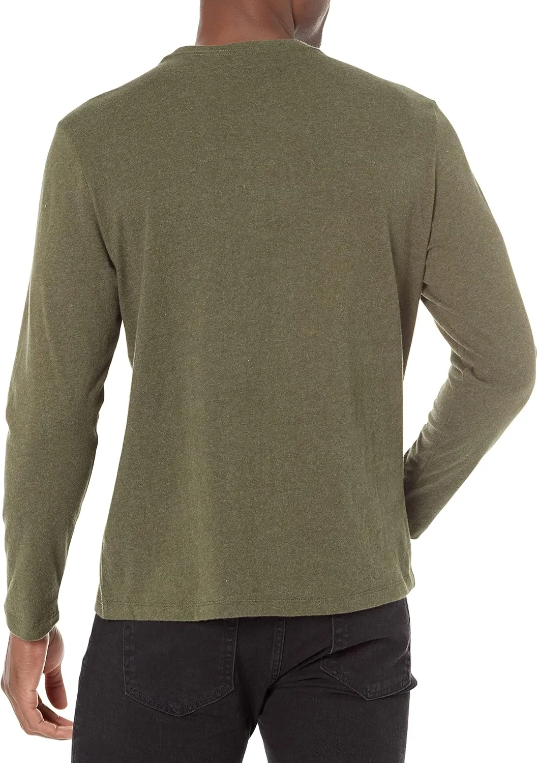 Amazon Essentials Men's Regular-Fit Crewneck T-Shirts, Long-Sleeve