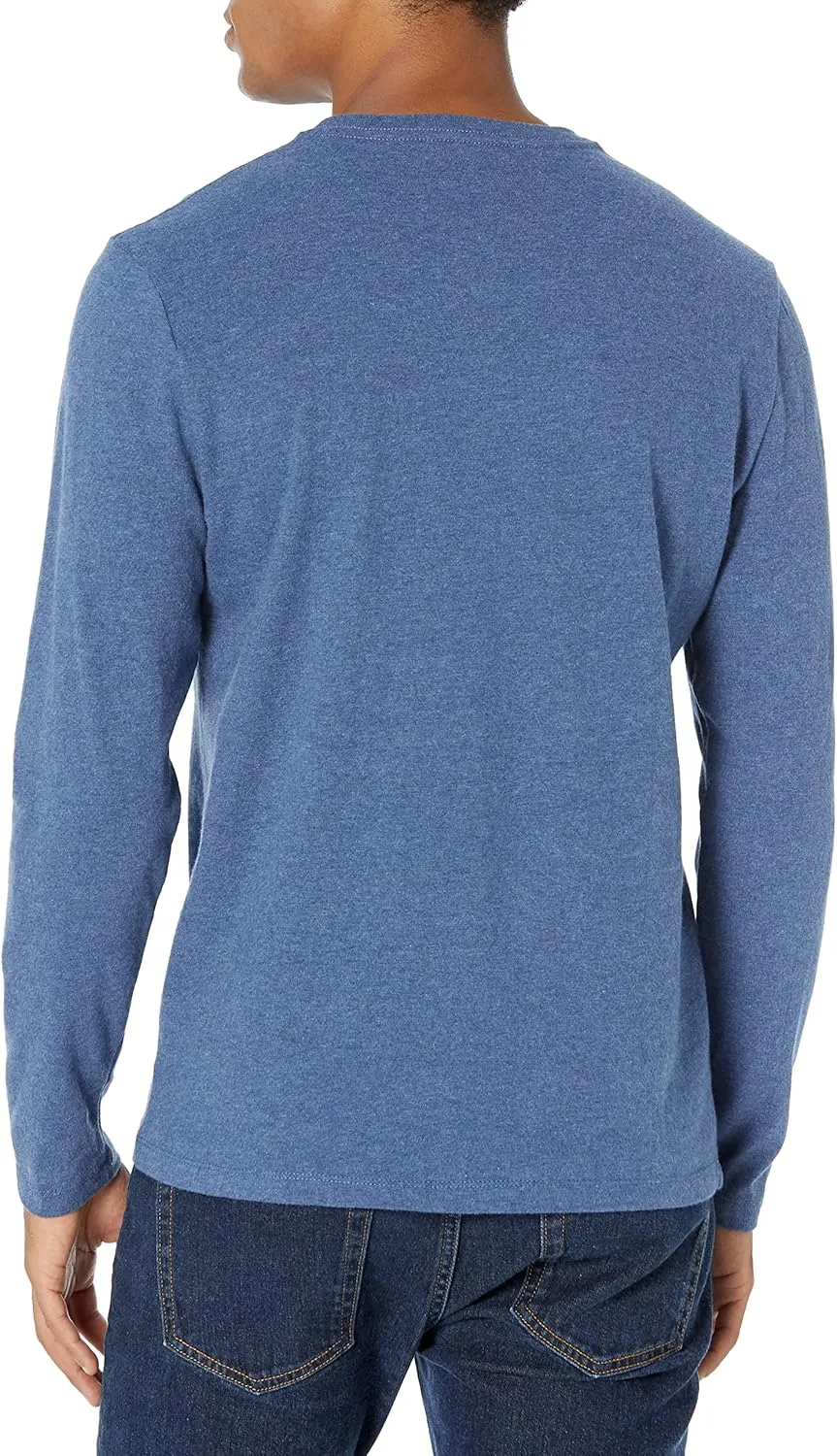 Amazon Essentials Men's Regular-Fit Crewneck T-Shirts, Long-Sleeve