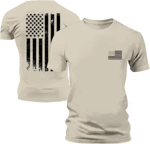 American Flag Shirts Men Fashion Crewneck 4th of July Patriotic Short Sleeve Tee Top Festival Casual Workout Clothes