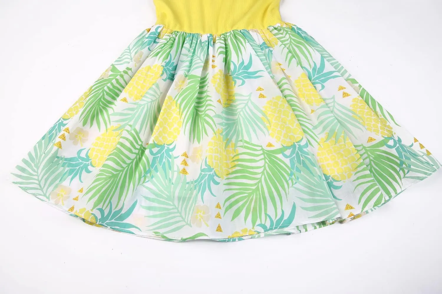 Bonny Billy Girl's Floral Print Cotton Beach Summer Tank Dresses