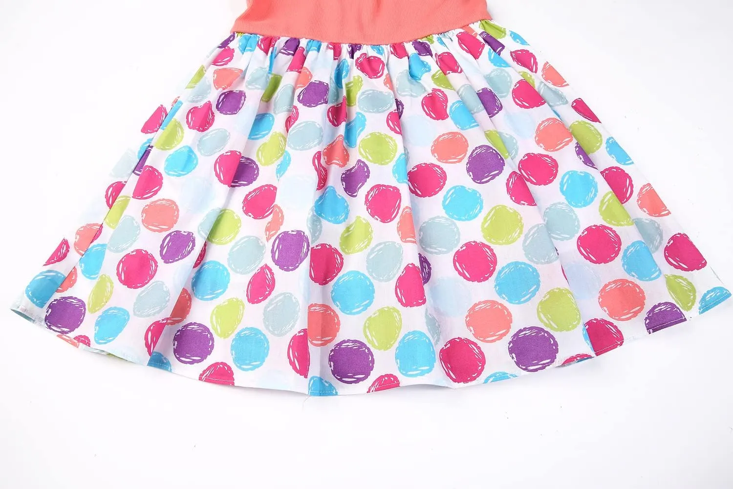 Bonny Billy Girl's Floral Print Cotton Beach Summer Tank Dresses