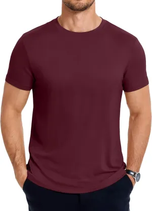 COOFANDY Men's Short Sleeve T-Shirts Crew Neck Casual Summer T Shirts 1-3 Pack Basic Tee Shirt