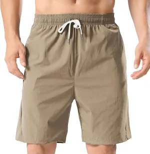 CRNTCEM Quick Dry Gym Shorts for Men Wide Leg Running Athletic Shorts Workout Gym Tennis Active Sports Basketball Shorts