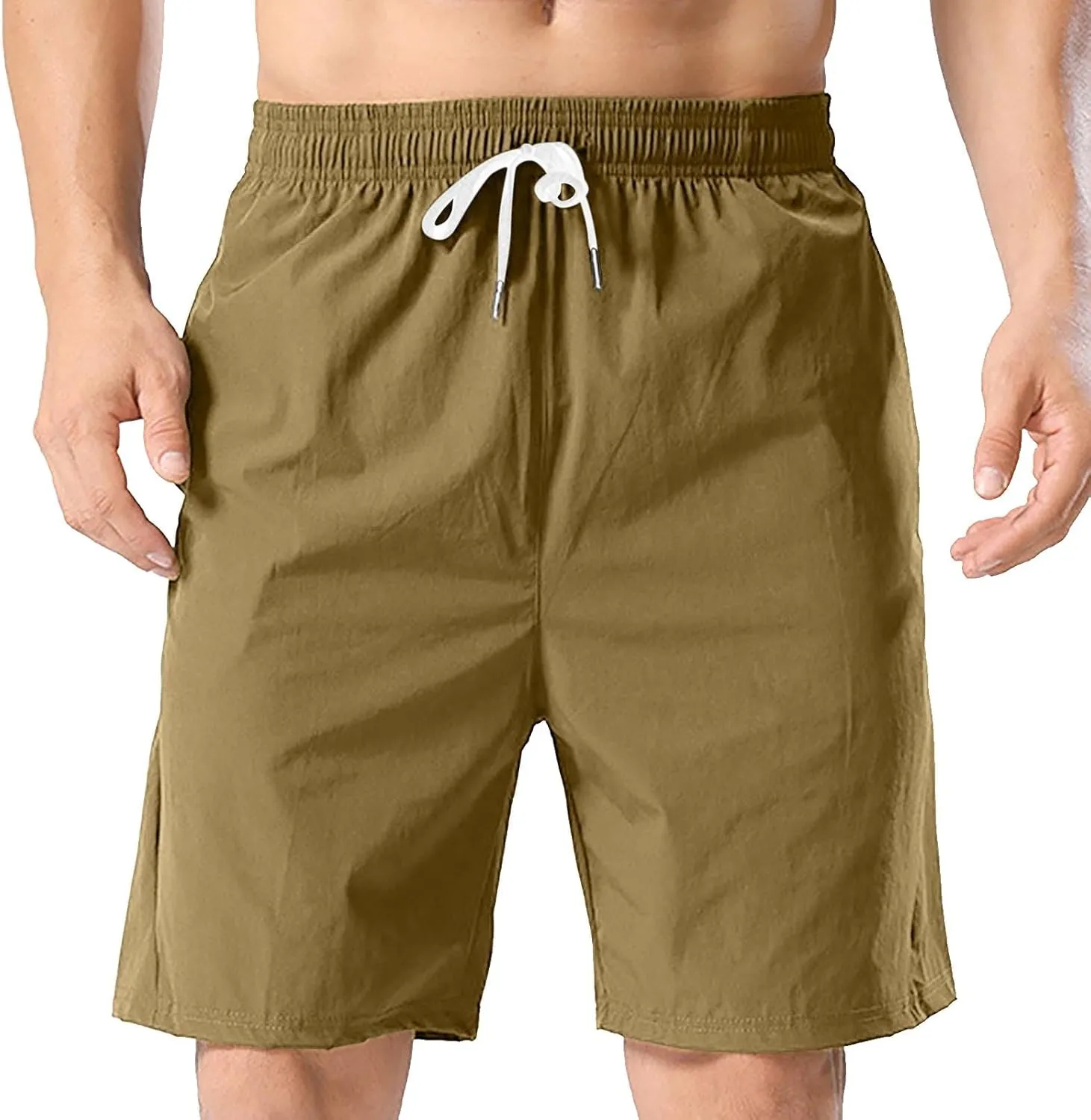 CRNTCEM Quick Dry Gym Shorts for Men Wide Leg Running Athletic Shorts Workout Gym Tennis Active Sports Basketball Shorts