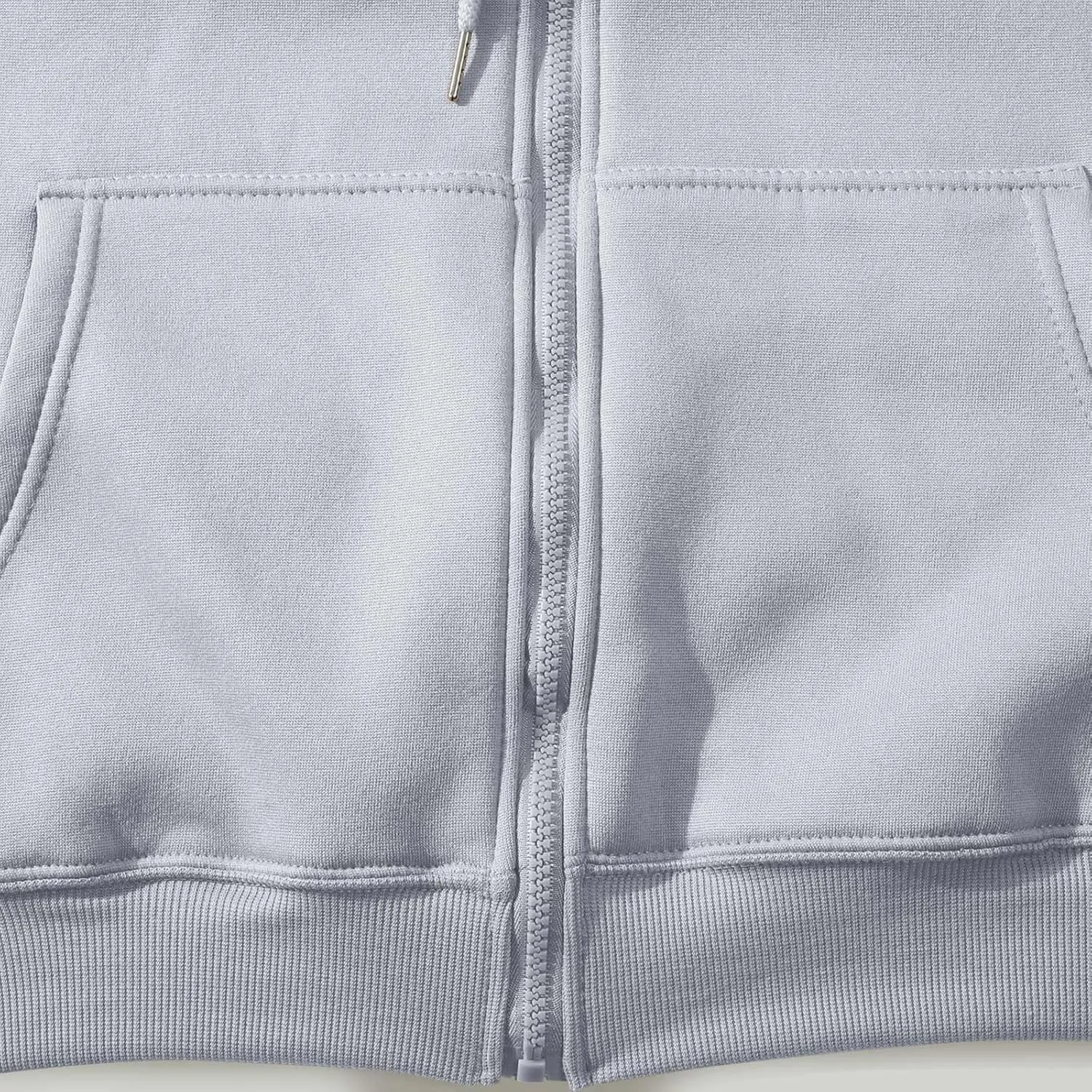 Ctreela Basic Hoodie Jacket for Women Men Full Zip Up T-Shirt Hoodie Solid Color Unisex Adult Teen Plain Hooded Jackets