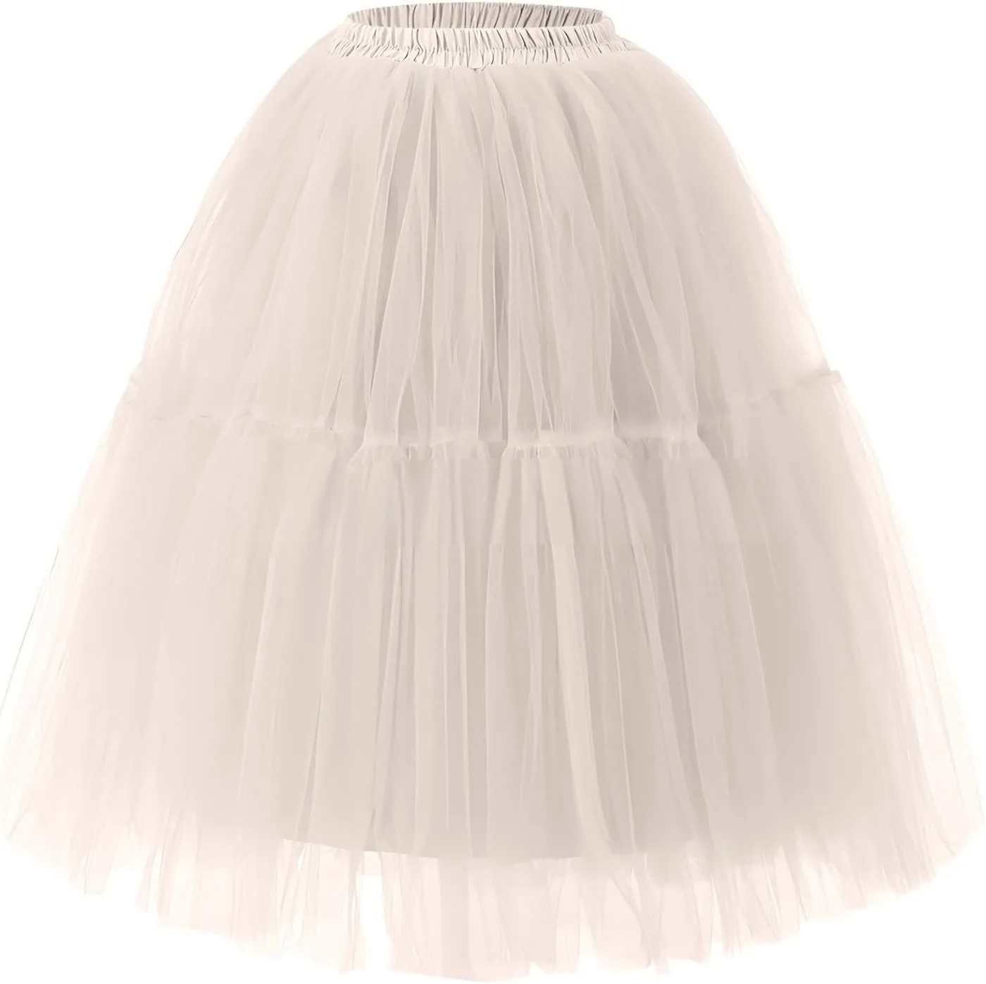 Cute Tutu Skirt for Women Elastic Dance Skirts Tulle Ballet Tutu Fashion Costume Bottoms for Festival Cosplay