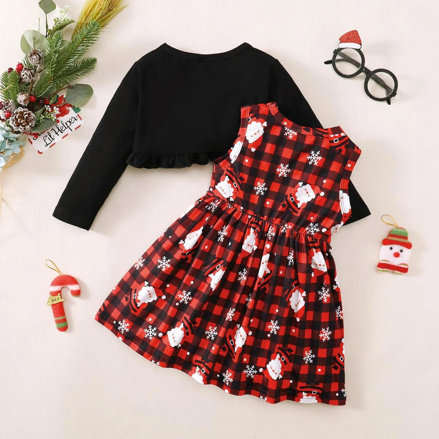 Girls Dress and Cardigan Sleeveless Floral Print Tank Dresses and Bolero Shrug 2 Piece Kids Girl Spring Outfit