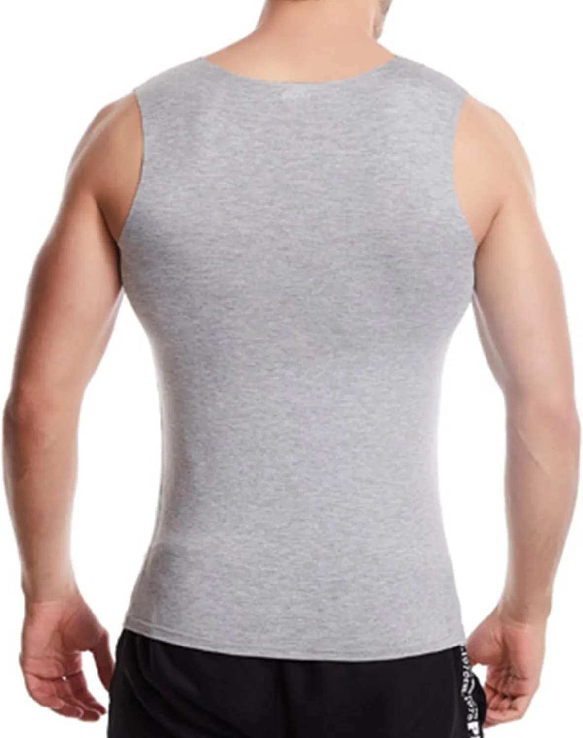 Gym Bodybuilding Muscle Tank Top for Mens Summer Casual Slim Fit Sports Tees Modal Sleeveless Stretch Quick Dry Tops