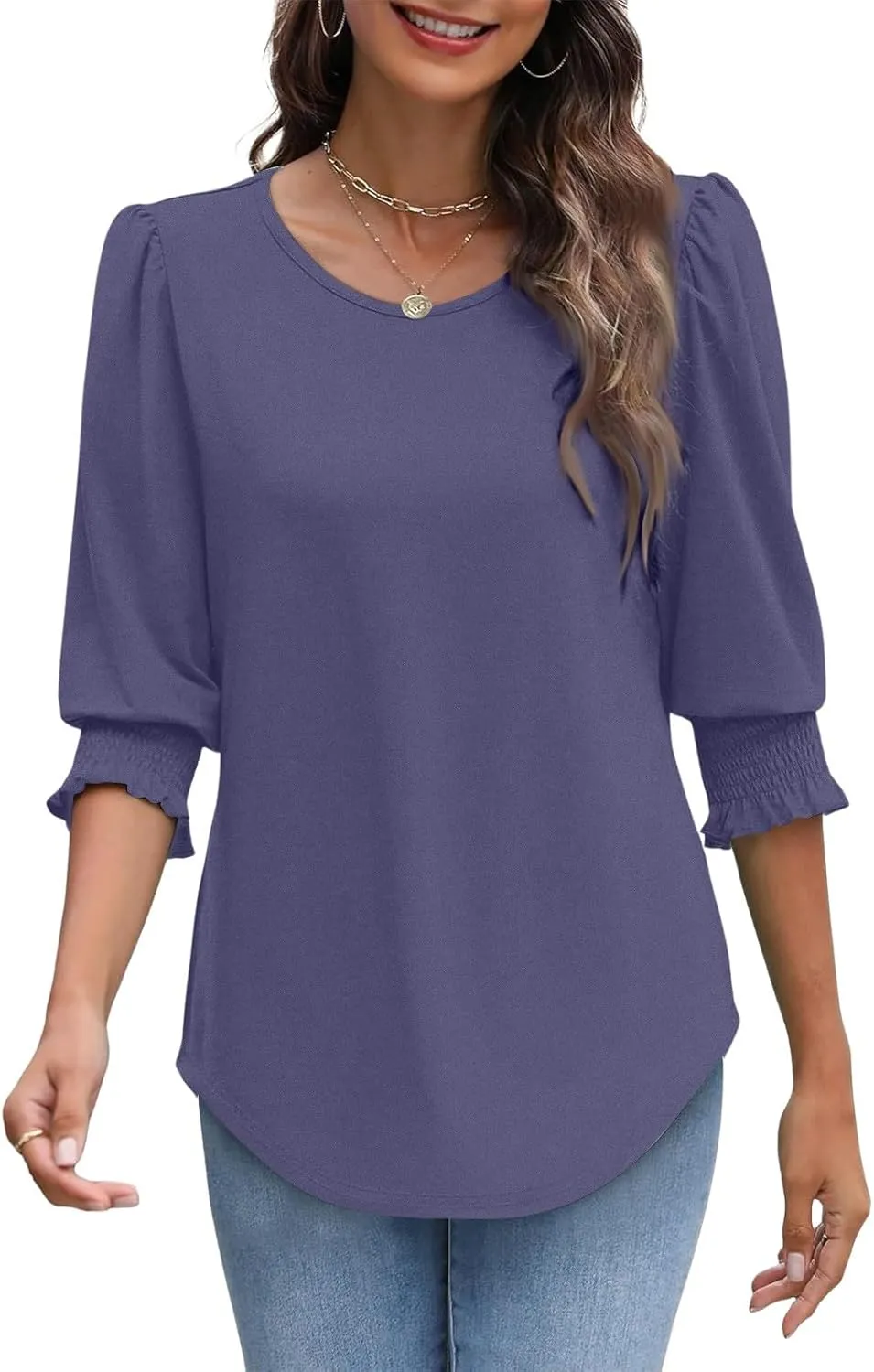 Half Sleeve T Shirts for Women Cute Tops Fashion Business Casual T Shirts Workout Clothes Trendy Vacation Outfits