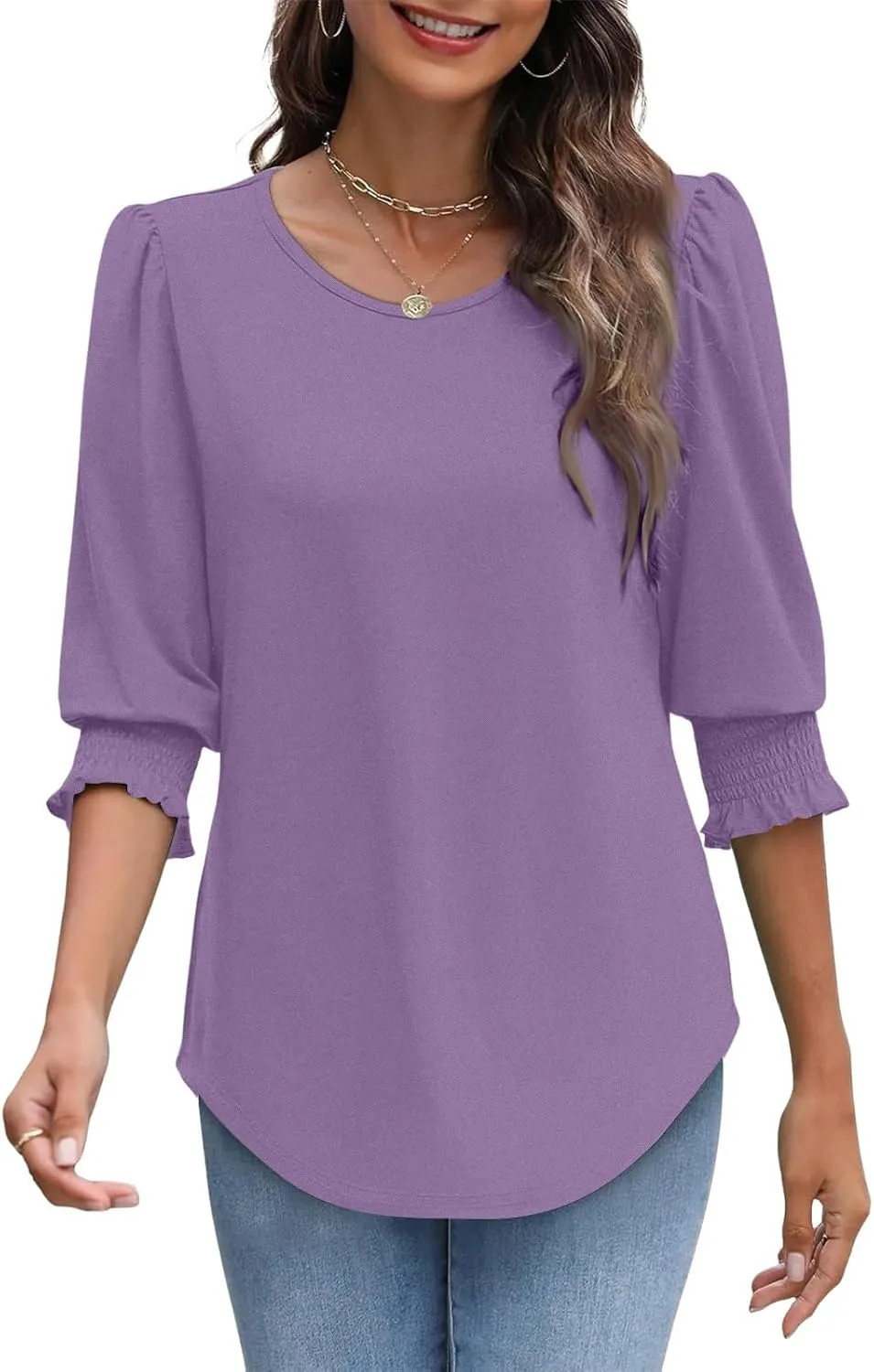 Half Sleeve T Shirts for Women Cute Tops Fashion Business Casual T Shirts Workout Clothes Trendy Vacation Outfits