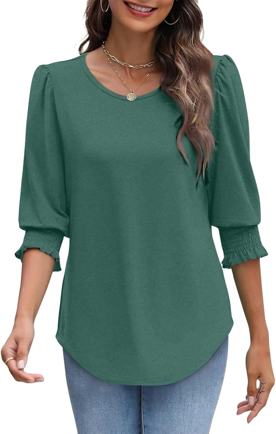 Half Sleeve T Shirts for Women Cute Tops Fashion Business Casual T Shirts Workout Clothes Trendy Vacation Outfits