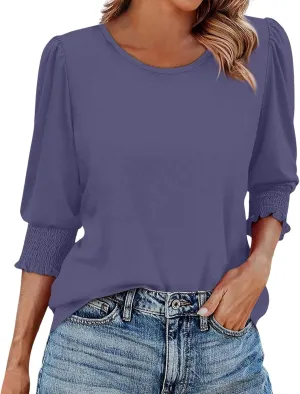 Half Sleeve T Shirts for Women Cute Tops Fashion Business Casual T Shirts Workout Clothes Trendy Vacation Outfits
