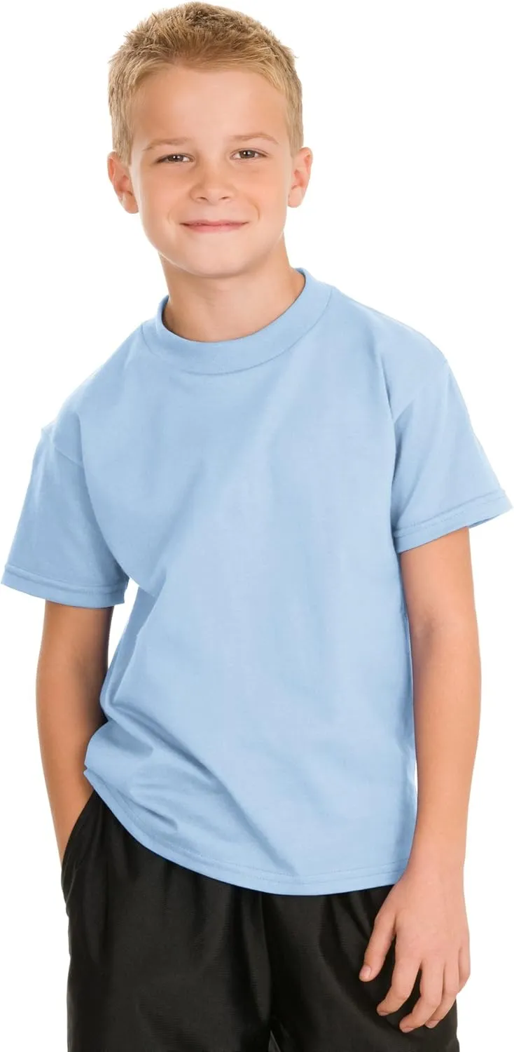 Hanes Authentic Tagless Kid`s Cotton T-Shirt