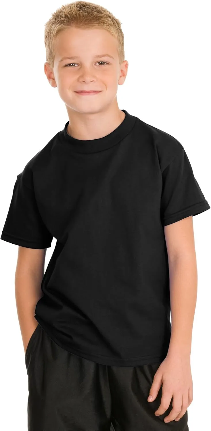 Hanes Authentic Tagless Kid`s Cotton T-Shirt