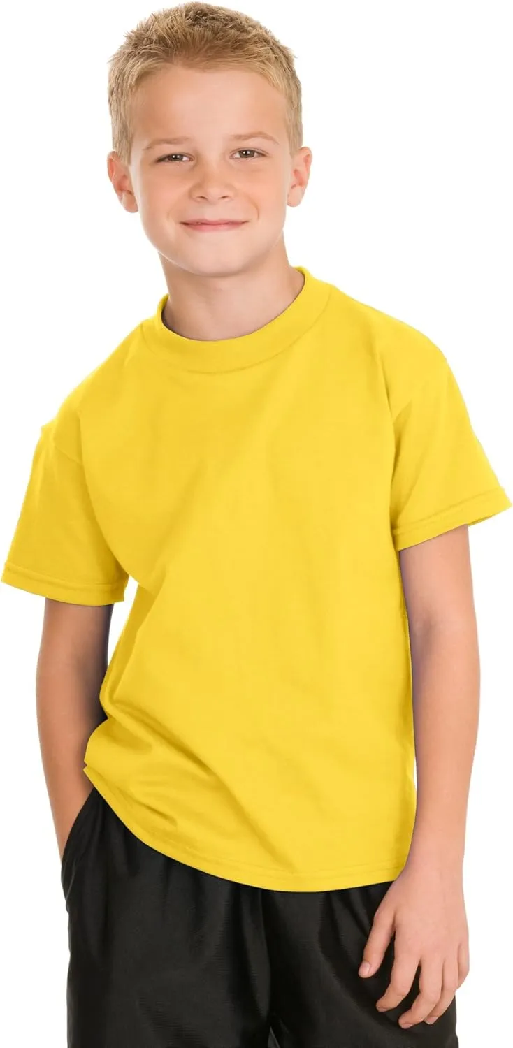 Hanes Authentic Tagless Kid`s Cotton T-Shirt
