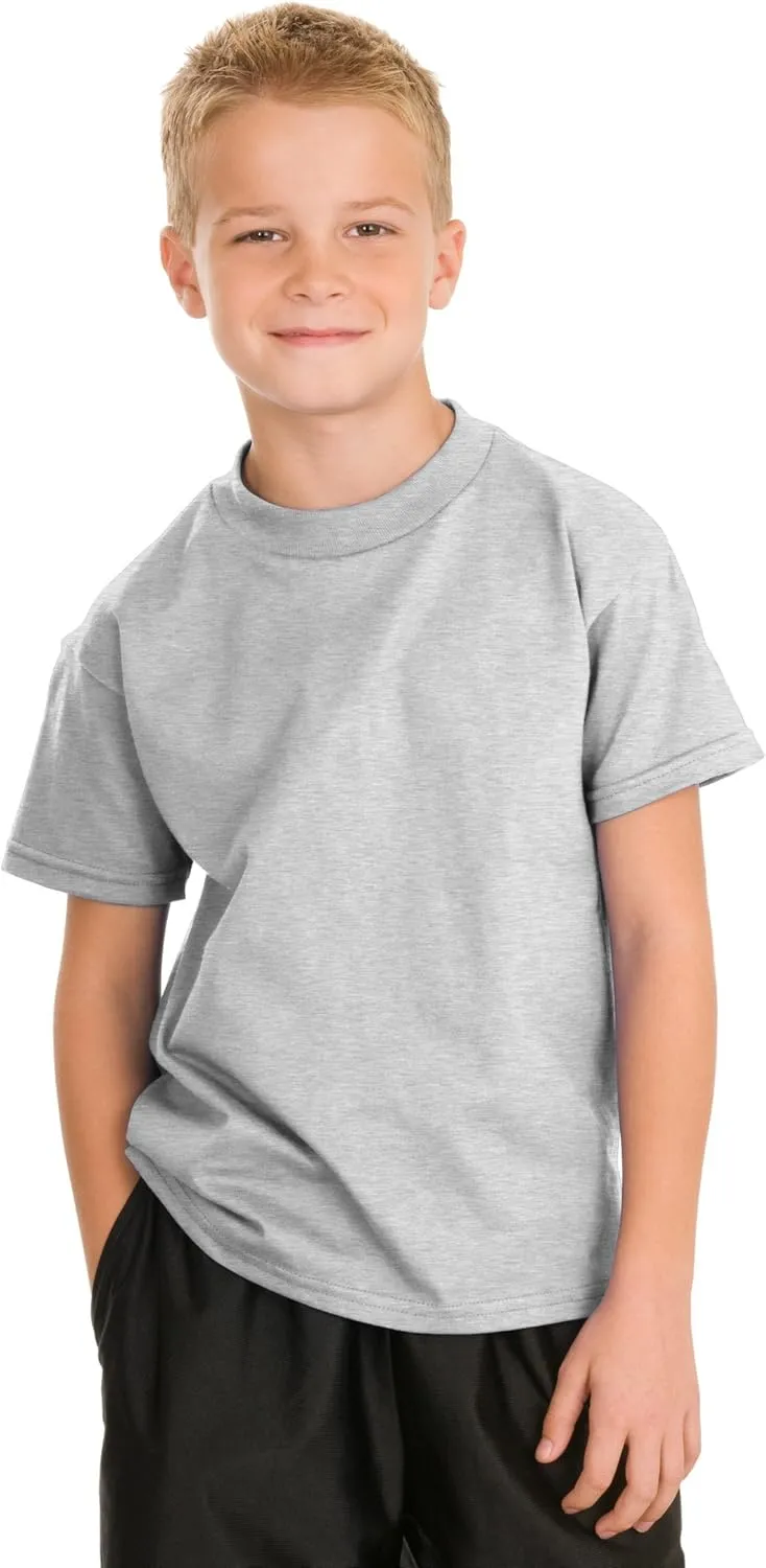 Hanes Authentic Tagless Kid`s Cotton T-Shirt