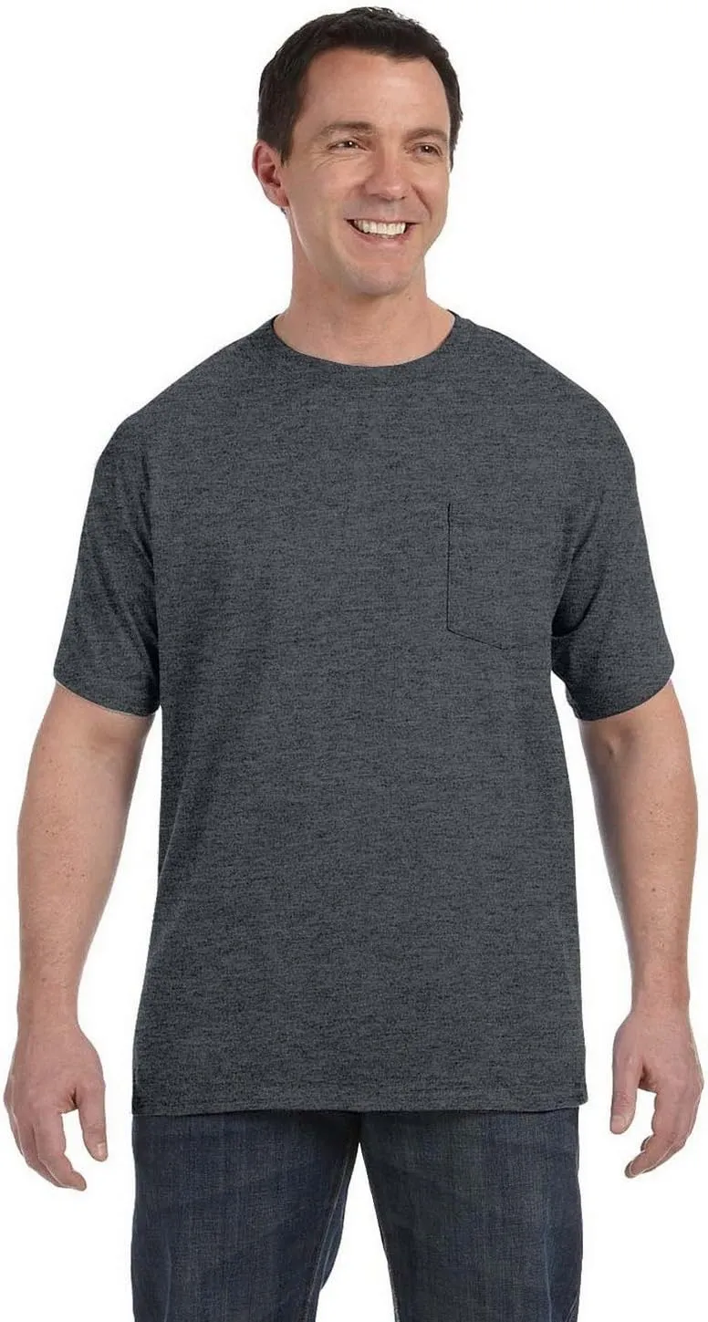 Hanes - Tagless Short Sleeve Pocket T-Shirt - 5590