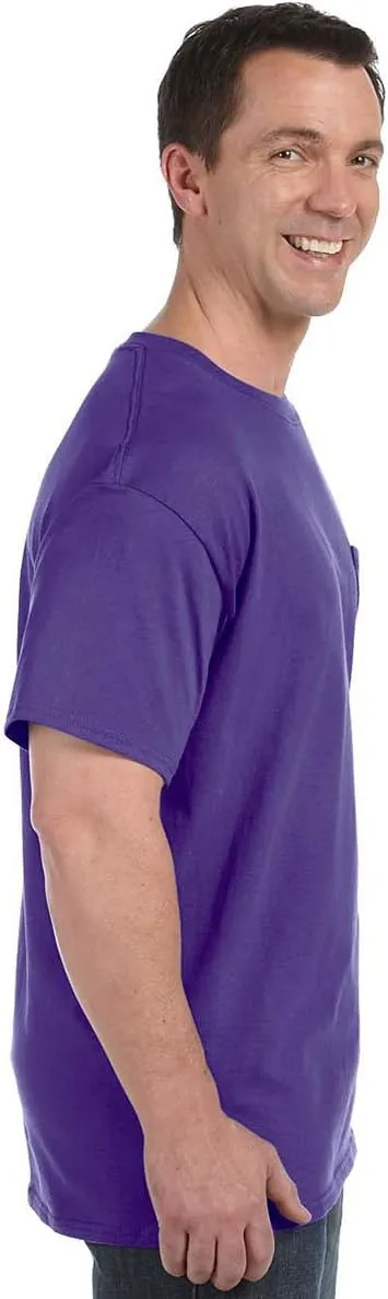 Hanes - Tagless Short Sleeve Pocket T-Shirt - 5590