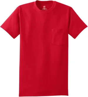 Hanes - Tagless Short Sleeve Pocket T-Shirt - 5590