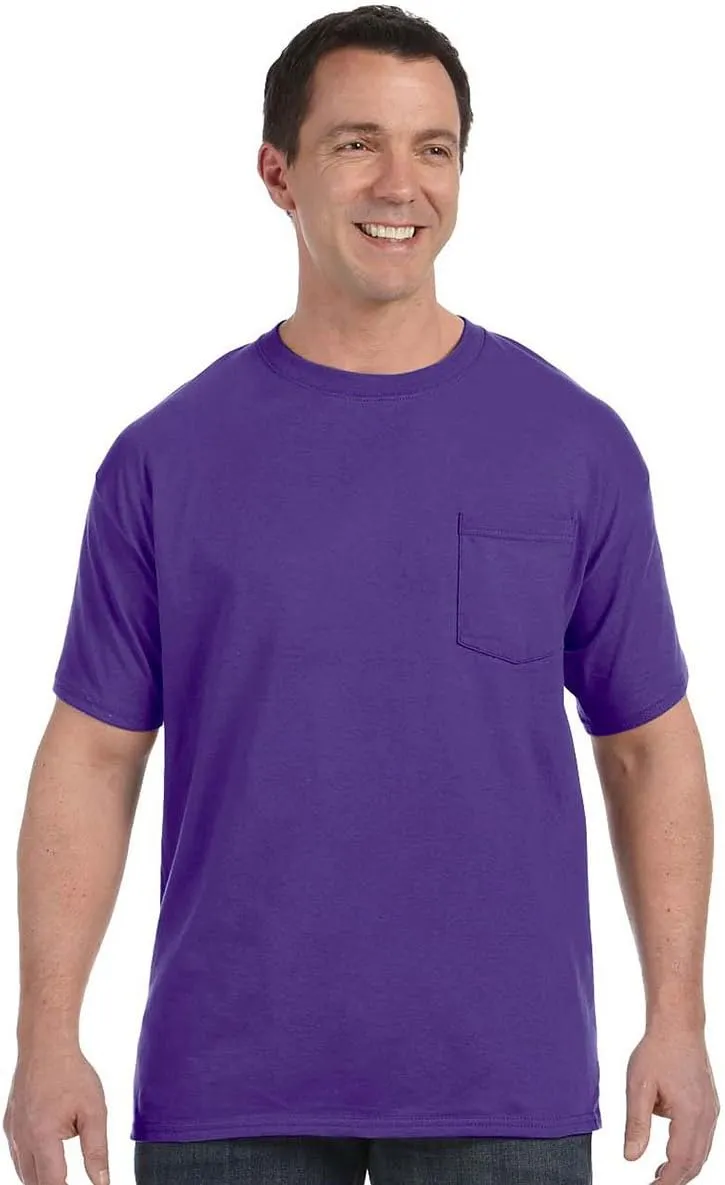 Hanes - Tagless Short Sleeve Pocket T-Shirt - 5590