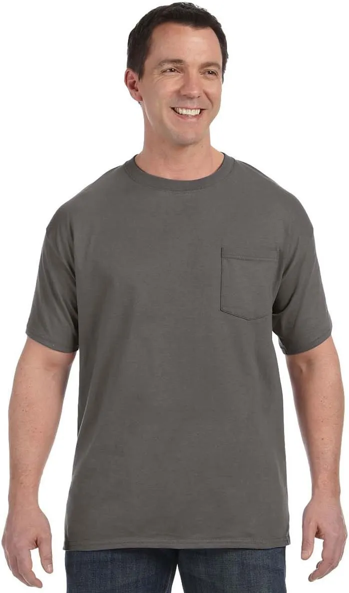 Hanes - Tagless Short Sleeve Pocket T-Shirt - 5590