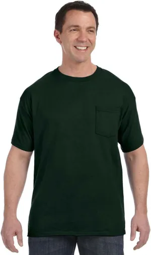 Hanes - Tagless Short Sleeve Pocket T-Shirt - 5590