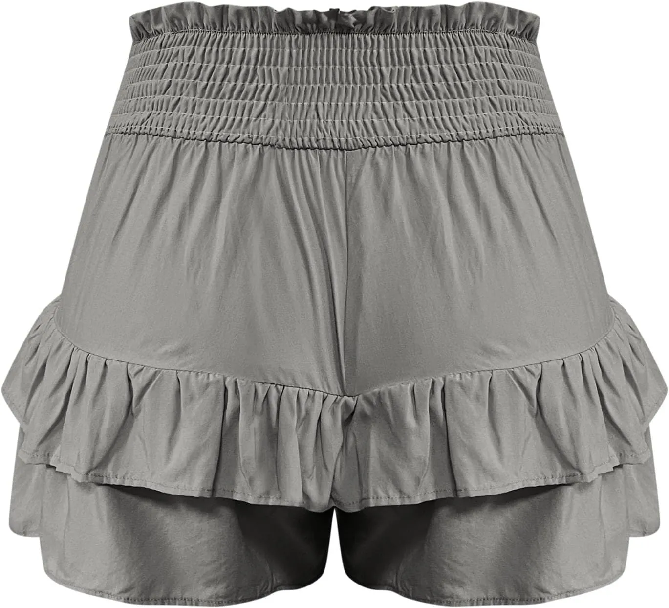 High Waisted Shorts for Women Summer Bermuda Shorts Flowy Casual Ruffle Shorts Trendy Beach Shorts Mini Pleated Skirt