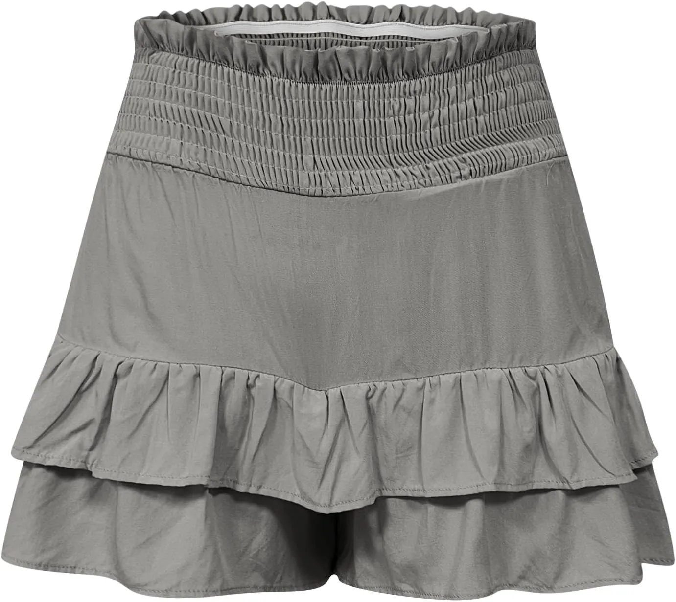 High Waisted Shorts for Women Summer Bermuda Shorts Flowy Casual Ruffle Shorts Trendy Beach Shorts Mini Pleated Skirt