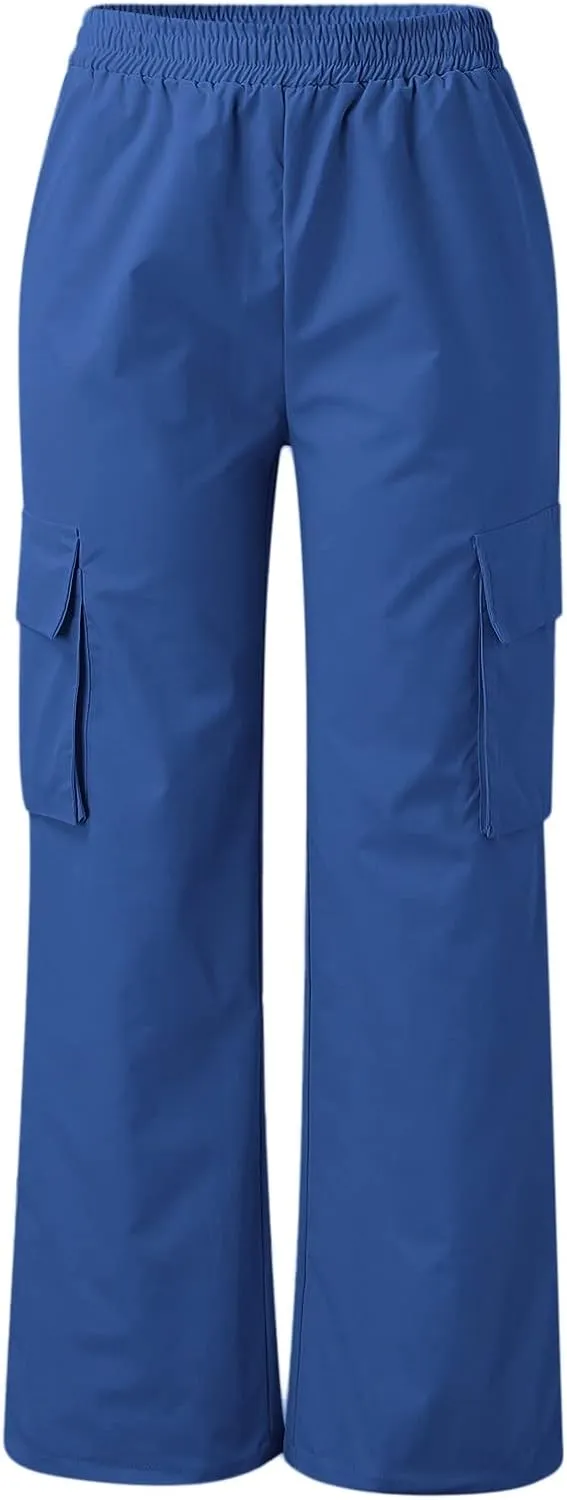 High Waisted Wide Leg Trousers Sweatpants for Women Baggy Straight Leg Lounge Pants Stretch Loose Comfy Fall Outfits
