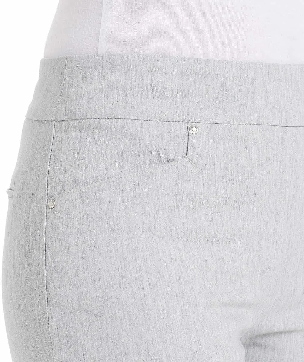 Hilary Radley Women Mid-Rise Stretch Pull-On Ankle Pant