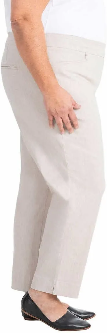 Hilary Radley Women Mid-Rise Stretch Pull-On Ankle Pant