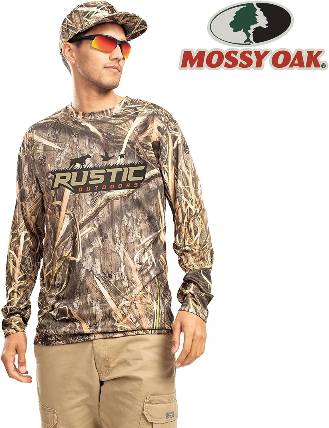 Holloway Men's Mossy Oak Momentum Long Sleeve Tee