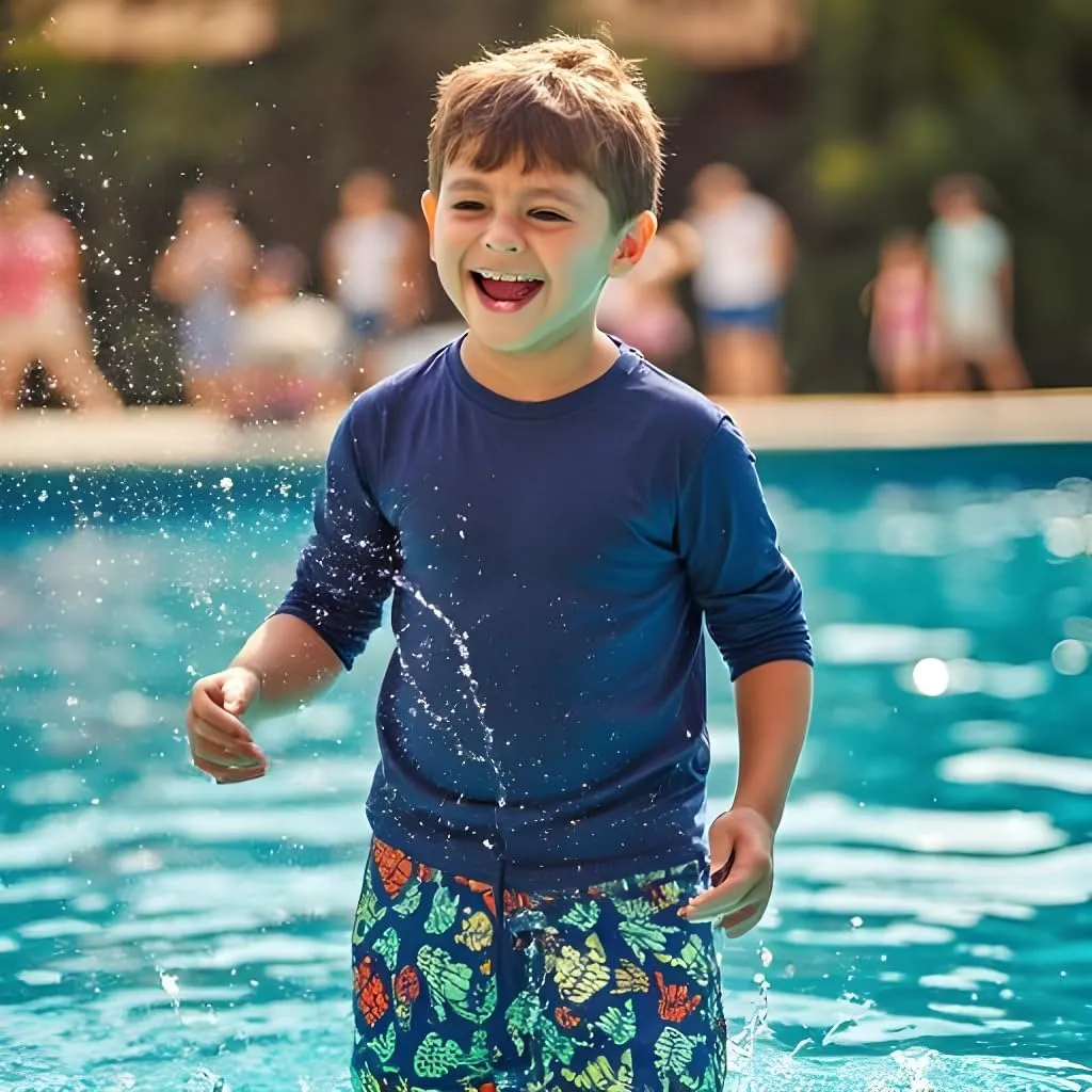 INGEAR Little Boys Quick Dry Beach Board Shorts Kids Swim Trunk Swimsuit Beach Shorts Swim Trunk for Boys