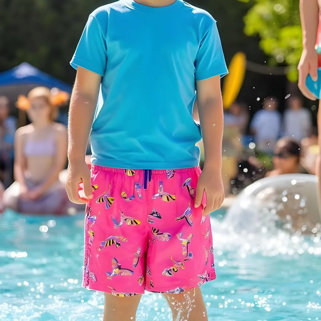 INGEAR Little Boys Quick Dry Beach Board Shorts Kids Swim Trunk Swimsuit Beach Shorts Swim Trunk for Boys