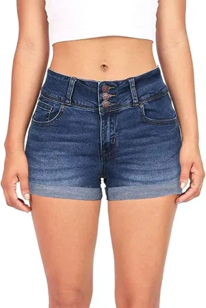 Jean Shorts for Women Casual Summer Frayed Denim Shorts High Waisted Distressed Ripped Jean Shorts Trendy Cut Off Shorts