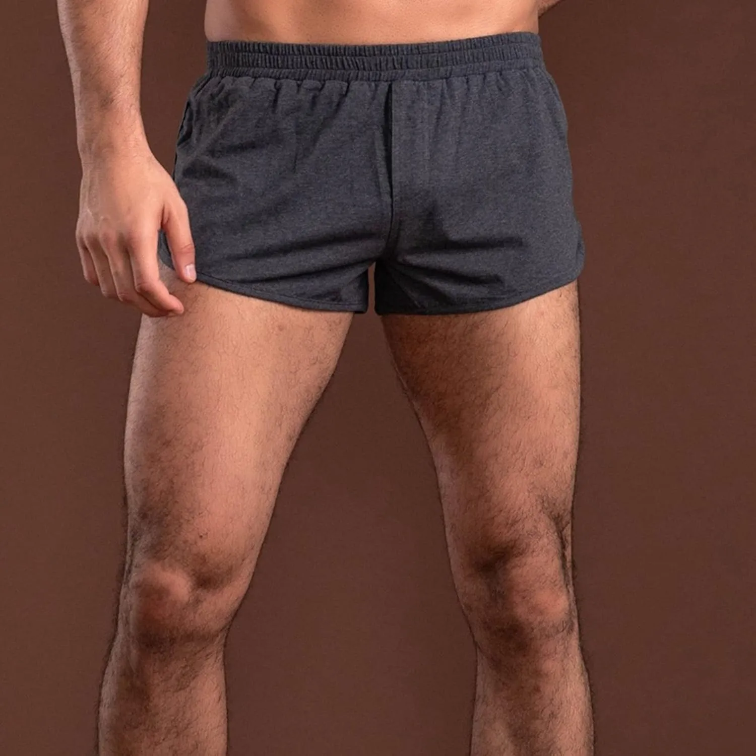 JEShifangjiusu Mens Sleeping Stretch Boxer Shorts Ultra-Soft Modal Lounge Pajama Bottoms Cotton Moisture-Wicking Underwear