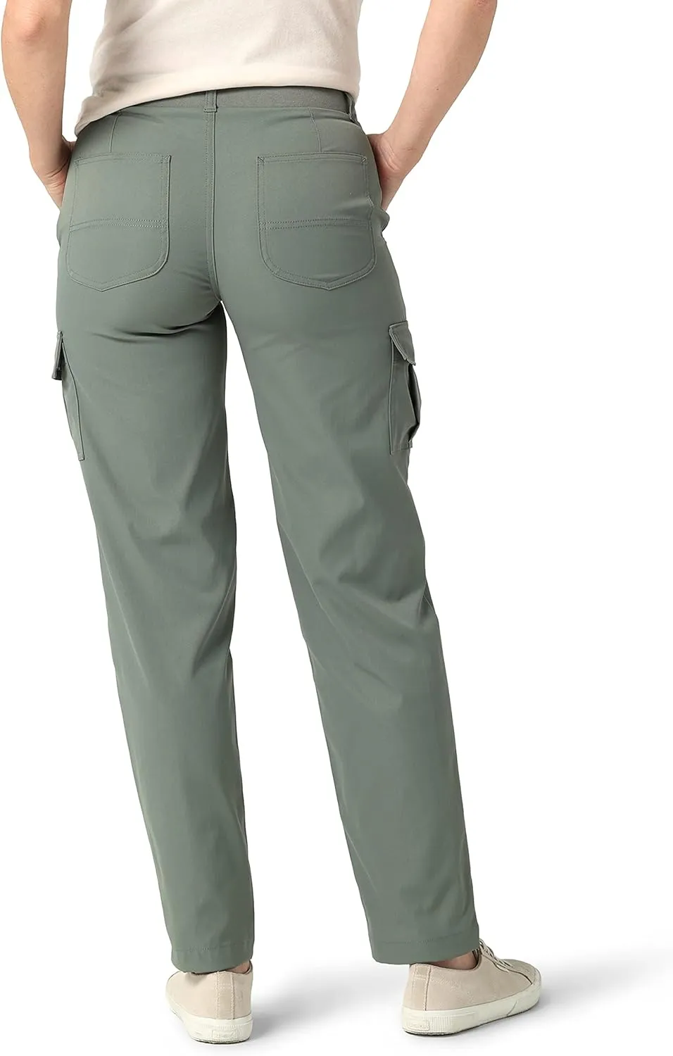 Lee Women's Flex to Go Mid Rise Seamed Cargo Pant