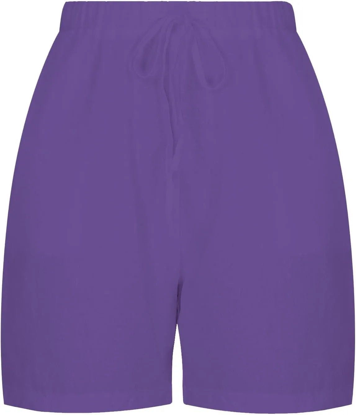 Linen Shorts for Women Casual Summer Shorts High Waisted Athletic Shorts Lounge Workout Drawstring Shorts with Pocket