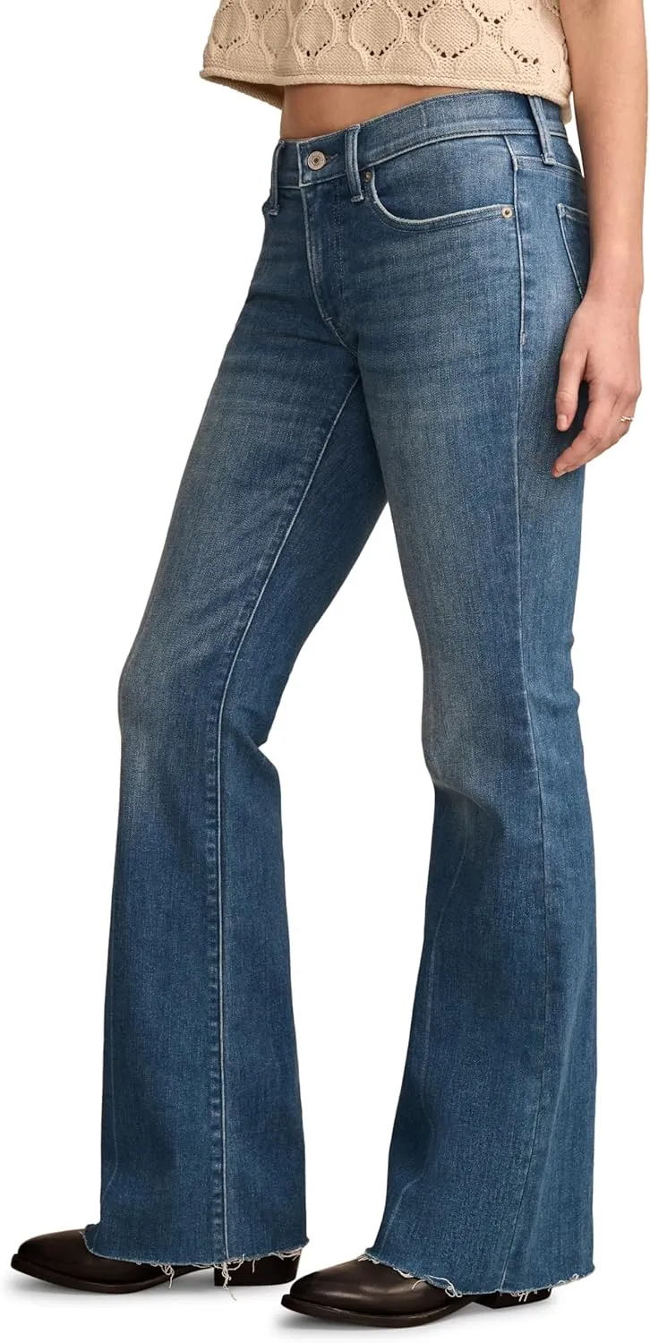 Lucky Brand Women's Mid Rise Sweet Flare Jean