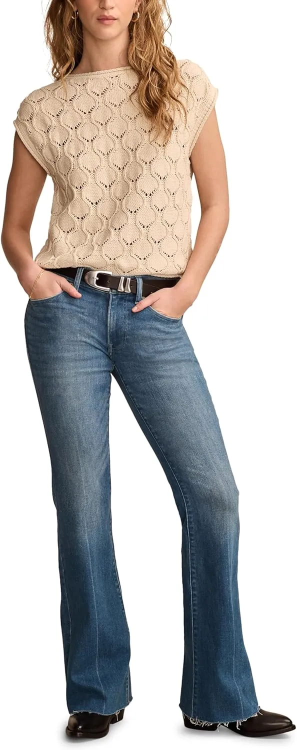 Lucky Brand Women's Mid Rise Sweet Flare Jean