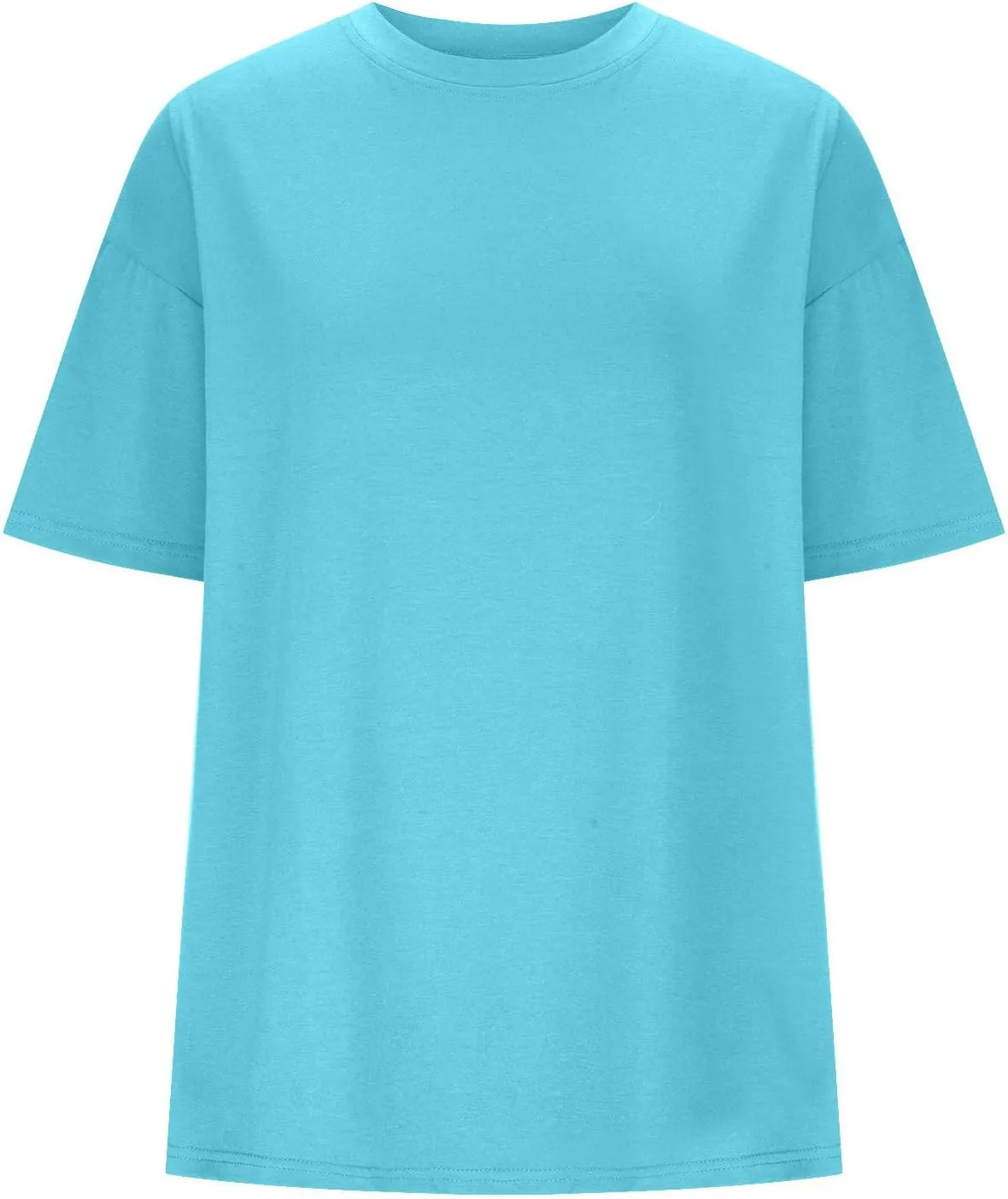 luwita Oversized T Shirts for Women Loose Fit Crewneck Short Sleeve Tops Summer Casual Blouse Y2K 2025 Basic Tees