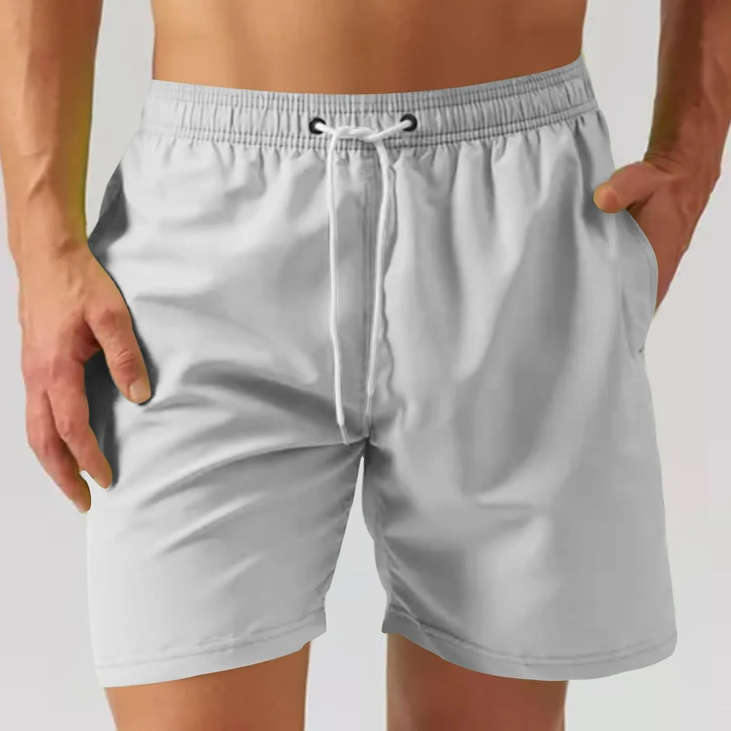 Men's Athletic Running Workout Shorts Quick Dry Beach Shorts Lightweight Sports Gym Basketball Shorts Hiking for Men