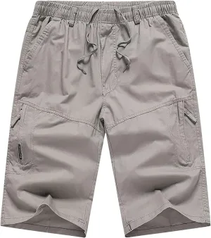 Men's Drawstring Walk Short Workout Running Shorts Quick Dry Lightweight Gym Shorts Elastic Waisted Shorts