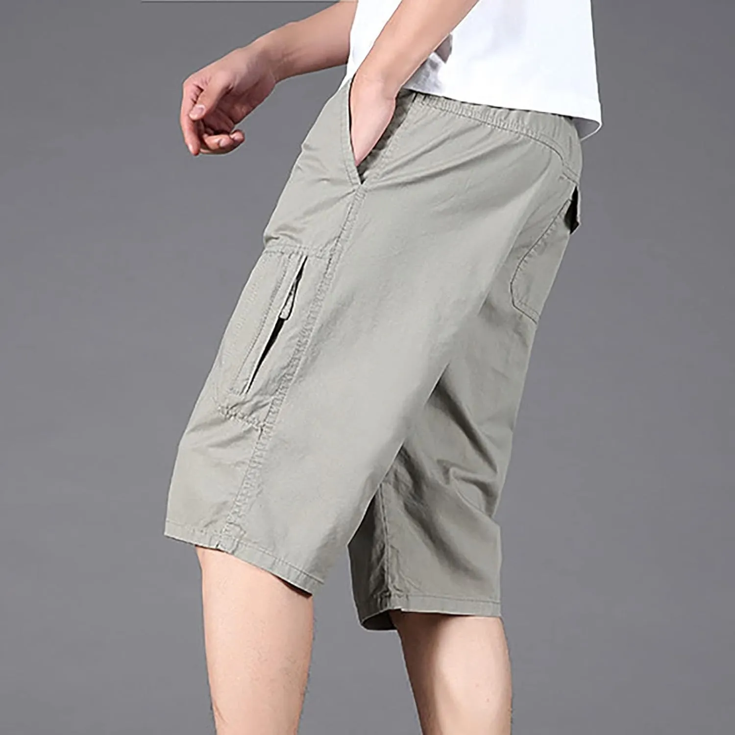 Men's Drawstring Walk Short Workout Running Shorts Quick Dry Lightweight Gym Shorts Elastic Waisted Shorts